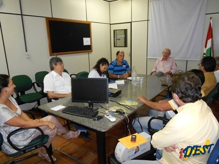 Reunião do prefeito com Associação de funcionário públicos