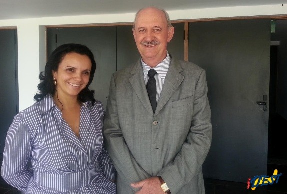 Prefeito Mário Kruger com vice Dinalvinha