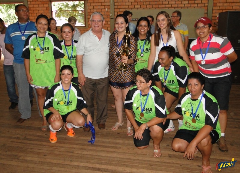 Equipe da Sáude/CAC 1° lugar no Futebol Society