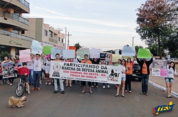 Primeira edição da Marcha realizada em 2013 em São Gabriel.