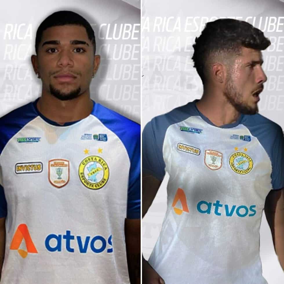 Rychelmy (à esquerda) e Mateus (à direita) chegam para o setor defensivo.