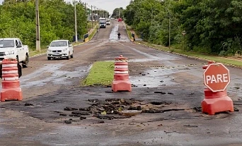 Drenagem da Beija-Flor será ampliada para suportar volume de chuvas intensas, em São Gabriel do Oeste