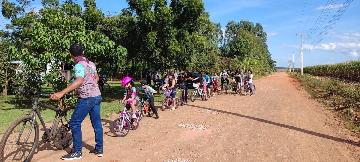 Atividade de ciclismo.