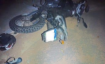 Adolescente morre após perseguição policial e queda de motocicleta em Coxim