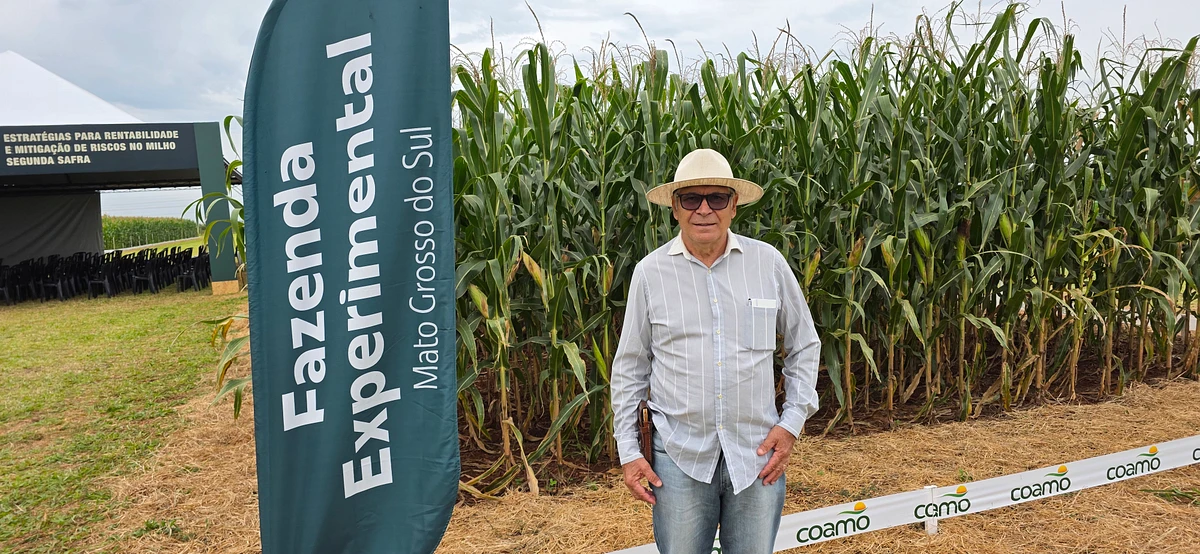 Cooperado Vitalino Antônio Smaniotto, da Fazenda Nossa Senhora do Rosário, em São Gabriel do Oeste.