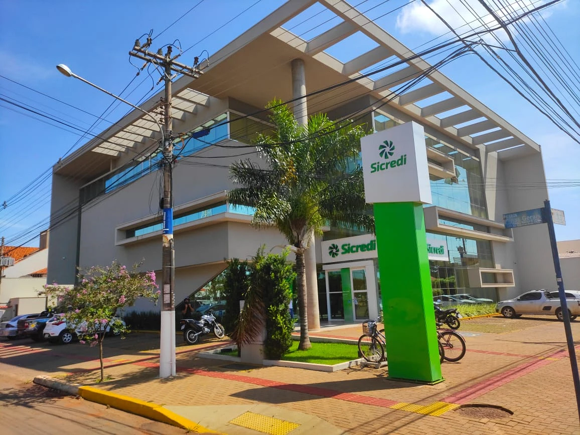 Agência Sicredi em São Gabriel do Oeste.