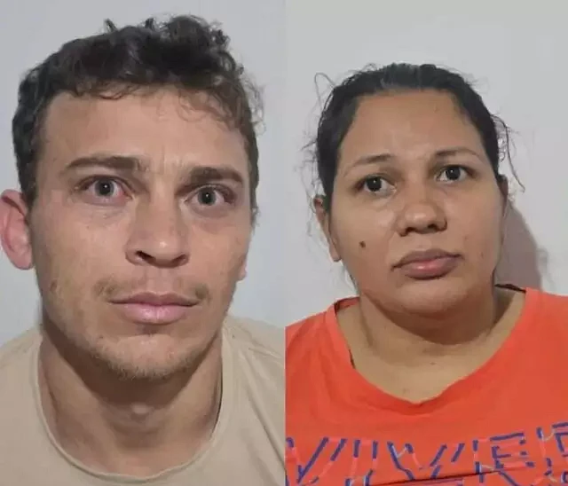 Weliton e Suzilaine presos no Paraguai pelo sequestro da Ayla.