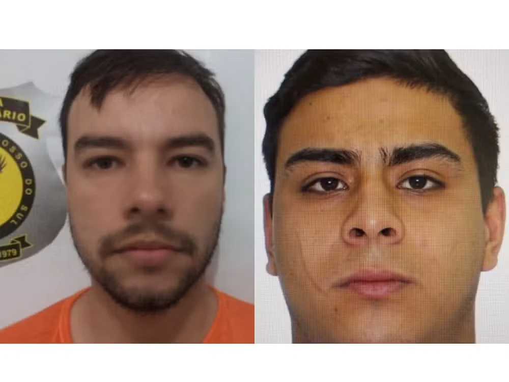 Da esquerda para direita, Jeferson Lopes e Marcos Antonio Olmedo Vera.