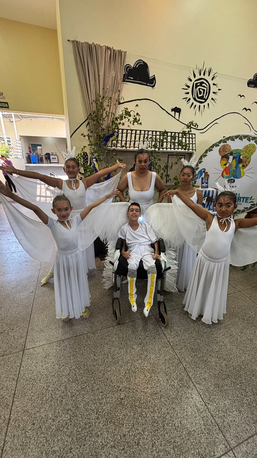 Meninas da dança, conquistaram o terceiro lugar.