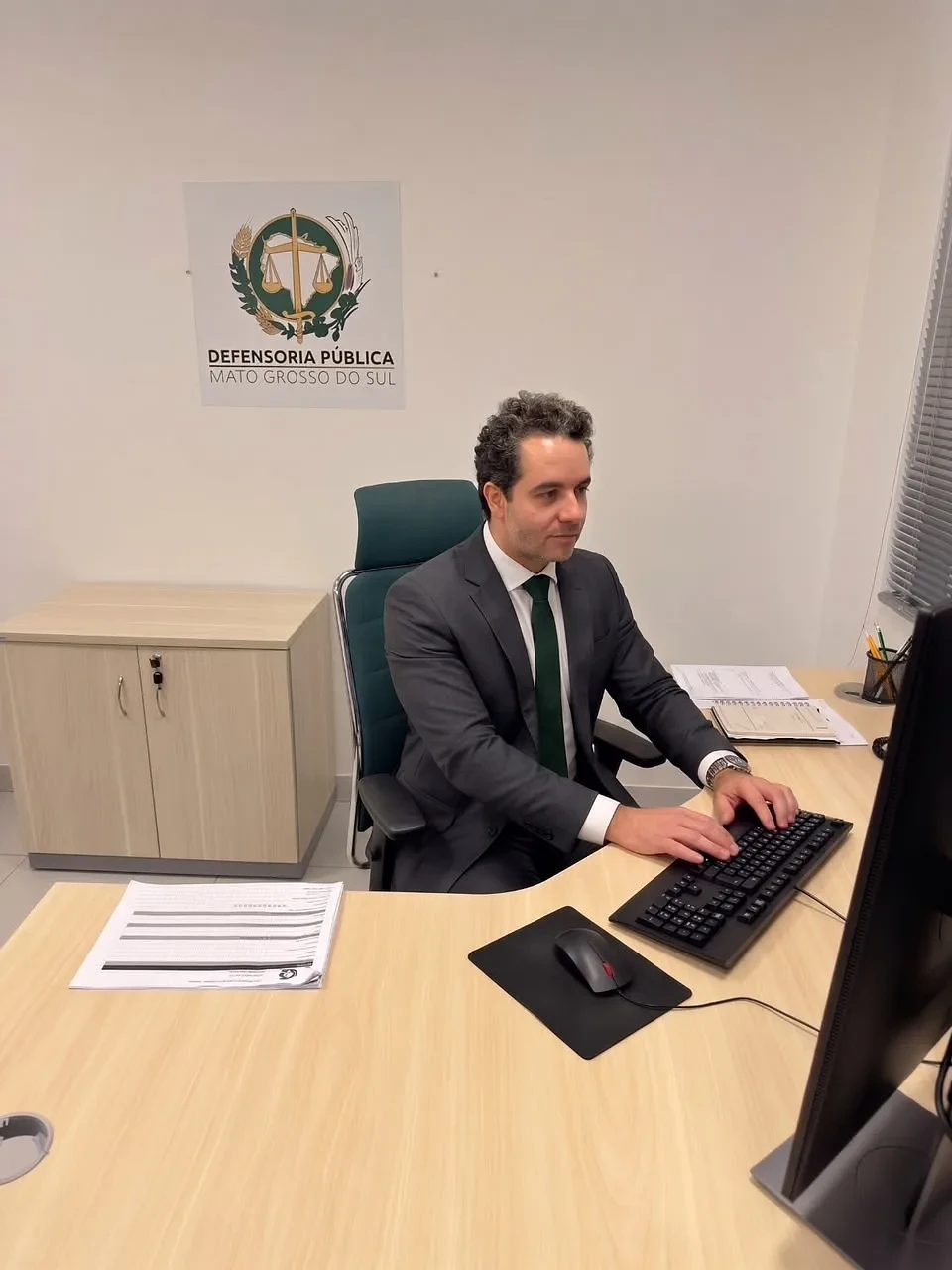 Defensor público Rafael Duque de Freitas.