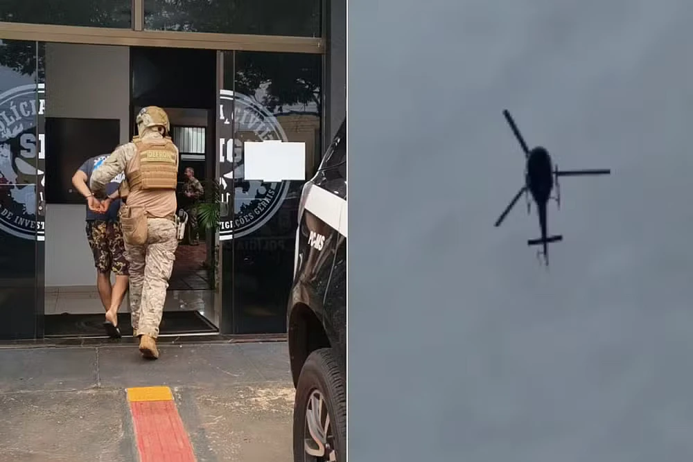Operação em andamento em Dourados.