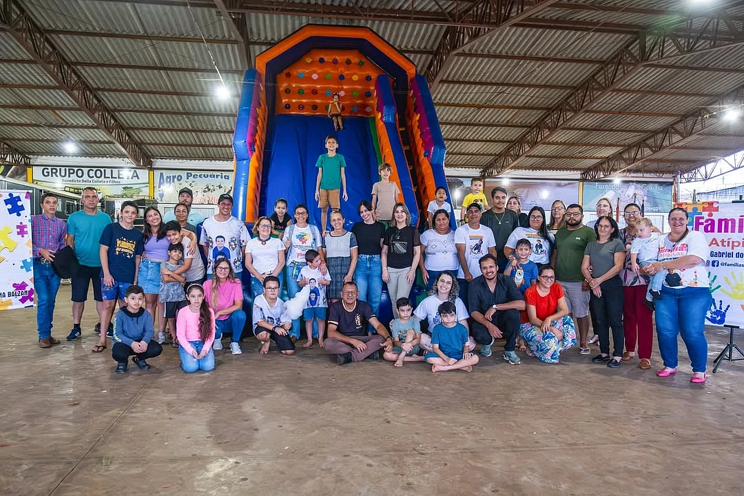 Encontro de Famílias Atípicas realizado em maio.