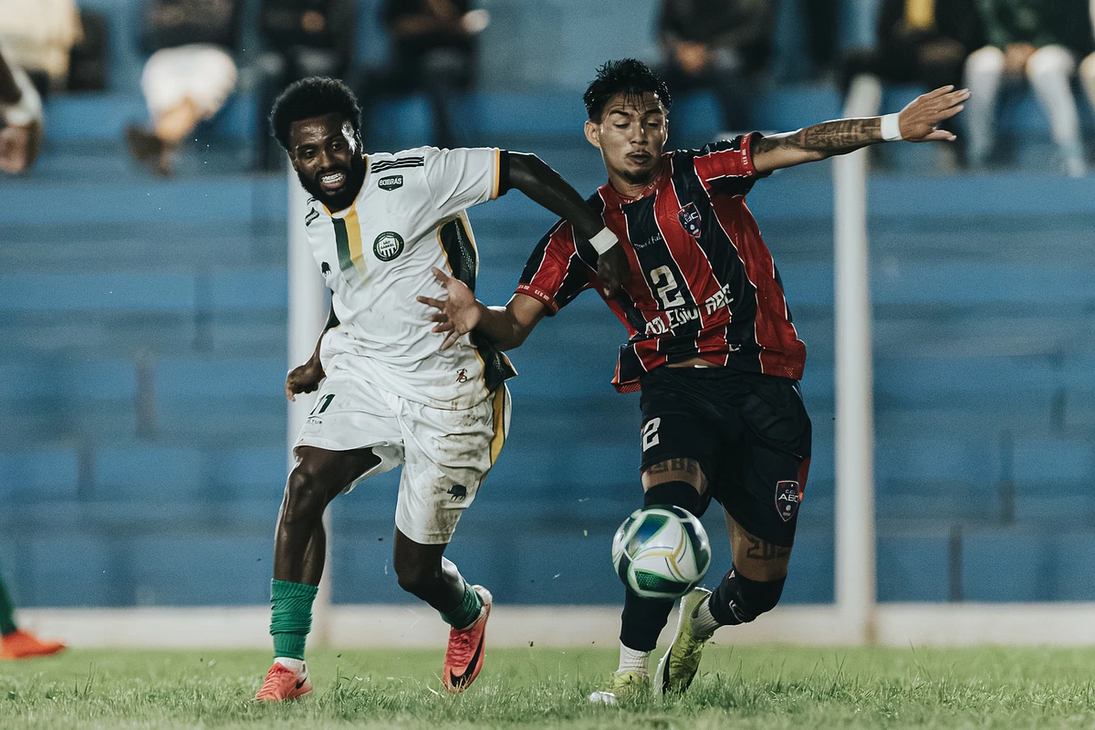 São Gabriel e União ABC fizeram jogo movimentado e com belos gols.