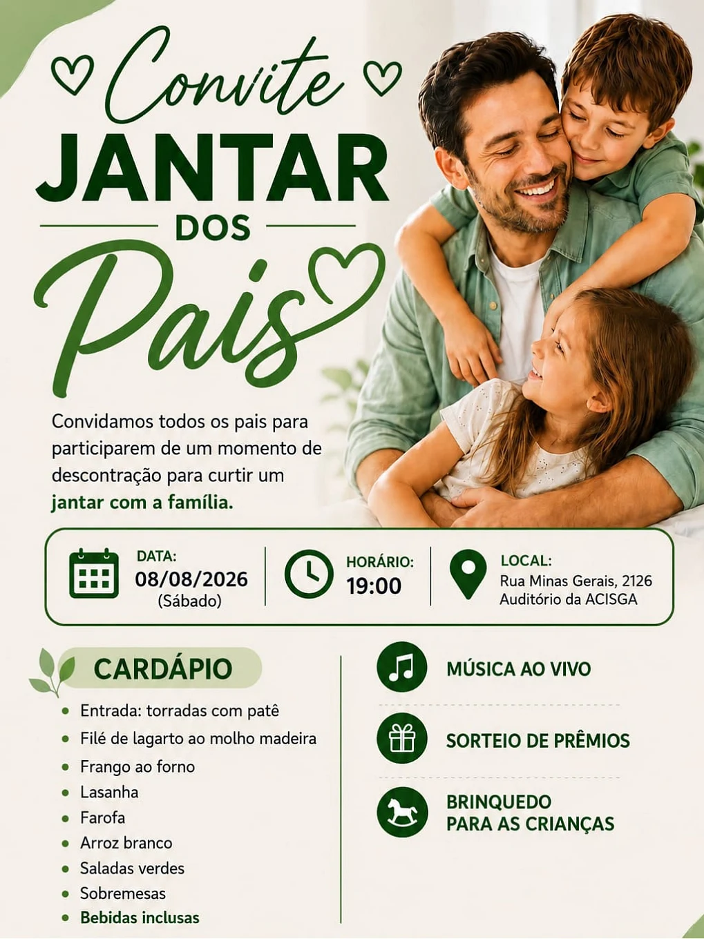Jantar Dia dos Pais Acisga